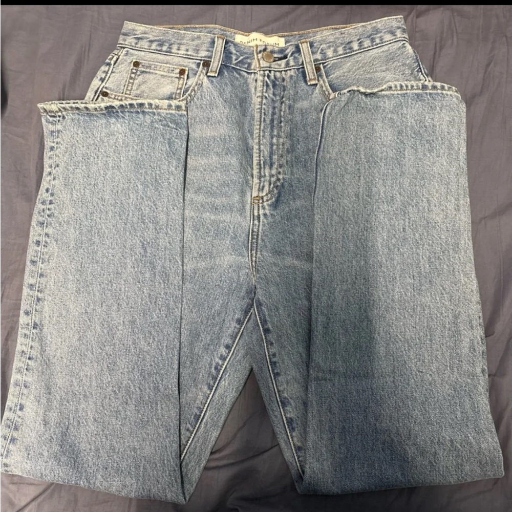 Denim Forum Light Blue Nina Super High Cigarette Jeans